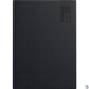 Kalendarz A5 dzienny czarny BASIC 2026r 400204119 TOP 2000