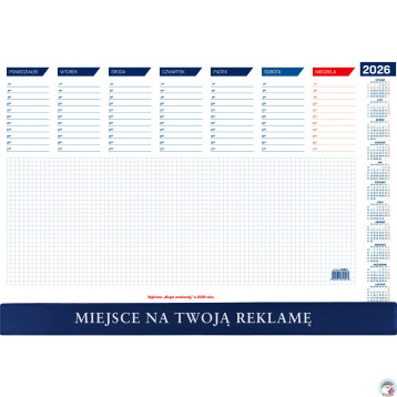 Biuwar mały z listwą 465x320mm 2026 KB052B Wokół Nas