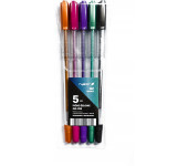 Pióro żelowe GZ-031 metalik 5szt. EKO etui RYSTOR 426-528EKO