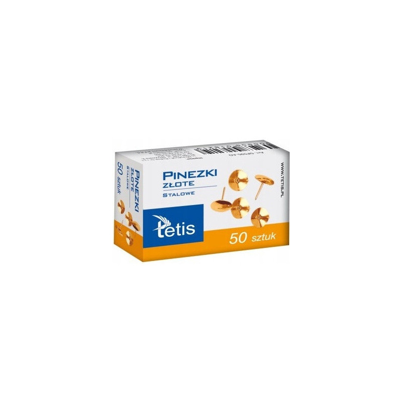 Pinezka złota (50szt.) GP095-AO TETIS