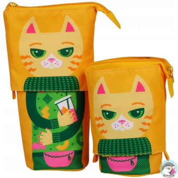 Piórnik saszetka wysuwana COOL GANG KITTY + gratisy HA 2216 0810-CG06P1 Happy Color