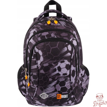 Plecak szkolny 3-komorowy Tornister dla chłopca Classic Ball BP-26 ST.RIGHT St.Majewski