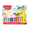 Zakreślacz FLUO PEPS mix kolorów 6 fluo+6pastel FR740901 MAPED