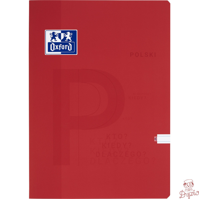 Zeszyt A4 60k linia margines J. POLSKI 400175615 OXFORD