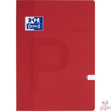 Zeszyt A4 60k linia margines J. POLSKI 400175615 OXFORD