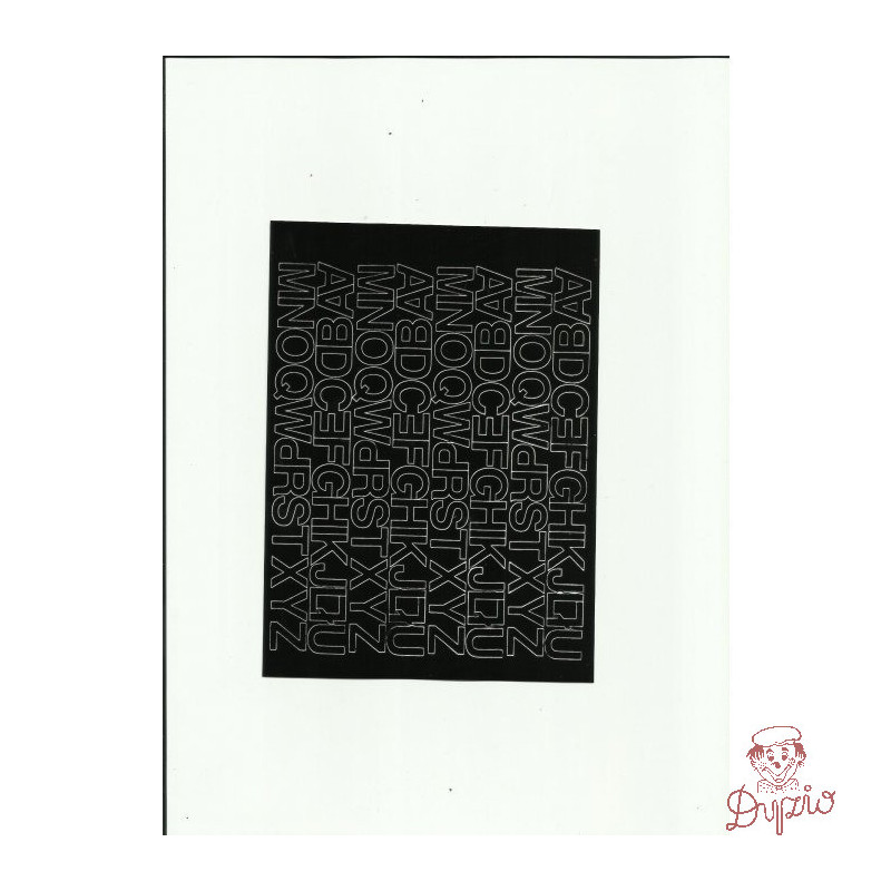 Litery samoprzylepne 1,5cm (8) czerwone ARTDRUK