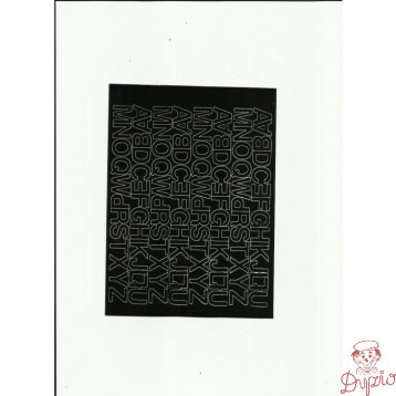 Litery samoprzylepne 1,5cm (8) czerwone ARTDRUK