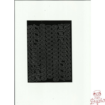 Cyfry samoprzylepne 1,5cm (8) jasne żółte ARTDRUK