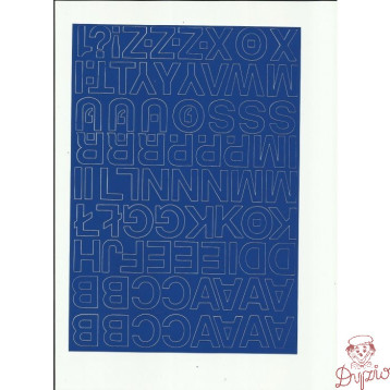 LITERY samoprzylepne 2.5cm (8) białe ARTDRUK