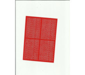 Cyfry samoprzylepne 0,7cm (8) czerwone ARTDRUK