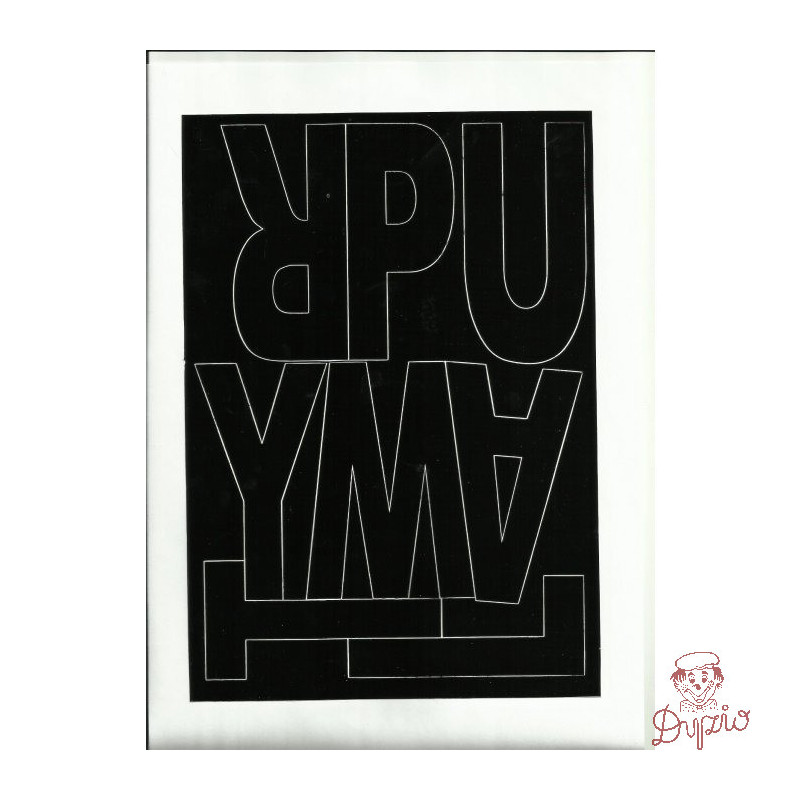 LITERY samoprzylepne 10cm (9) białe ARTDRUK