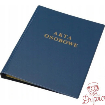 Teczka akt osobowych A4 PVC granatowa 0409-0013-02 PANTA PLAST