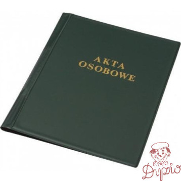 Teczka akt osobowych A4 PVC zielona 0409-0013-04 PANTA PLAST
