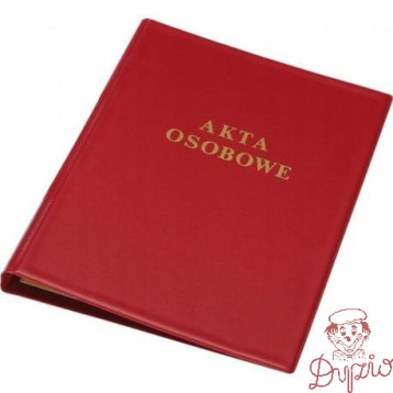 Teczka akt osobowych A4 PVC bordowa 0409-0013-10 PANTA PLAST
