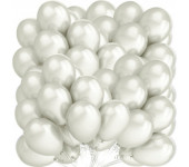 Balony metalizowane białe 12 (50szt.) FIORELLO 170-2633