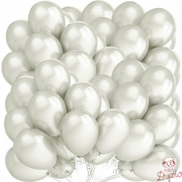 Balony metalizowane białe 12 (50szt.) FIORELLO 170-2633