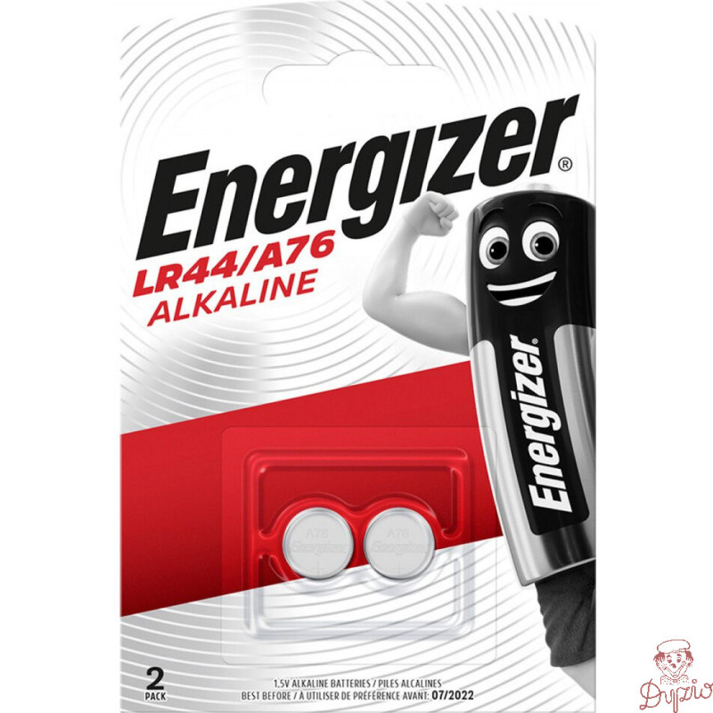 Bateria ENERGIZER LR44/A76/G13/303/357/SR44/LR1154 alkaliczna (2szt)