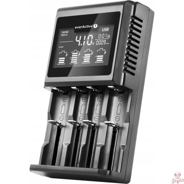 Ładowarka do akumulatorków Li-ion/Ni-MH EVERACTIVE uniwersalna UC-4000
