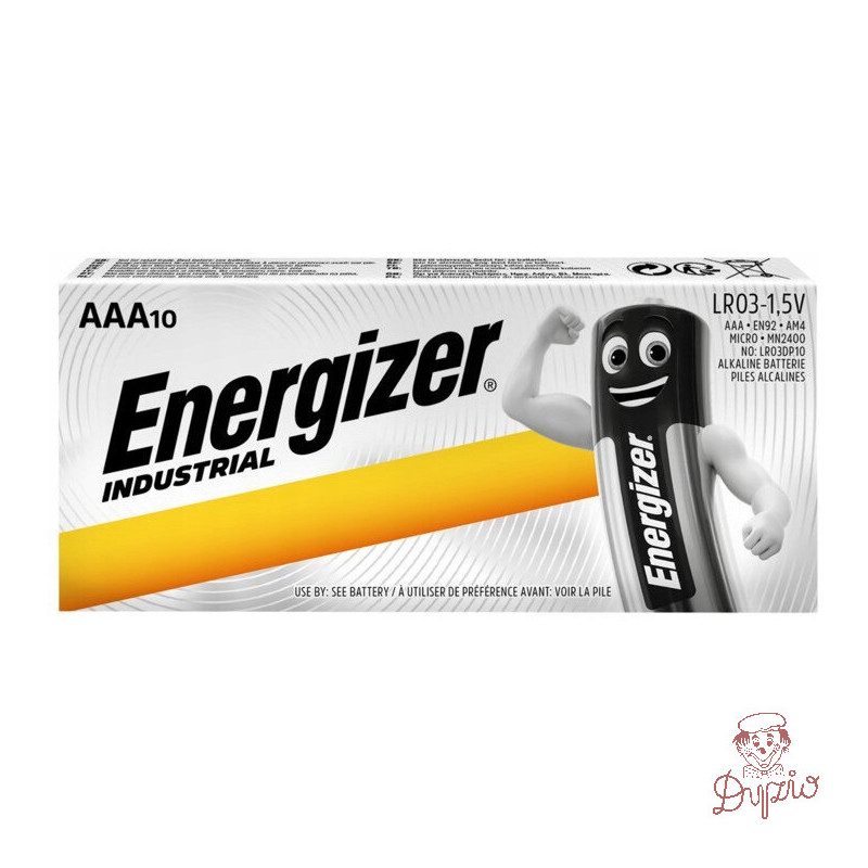 Bateria ENERGIZER Industrial AAA/LR03 alkaliczna pudełko (10szt)