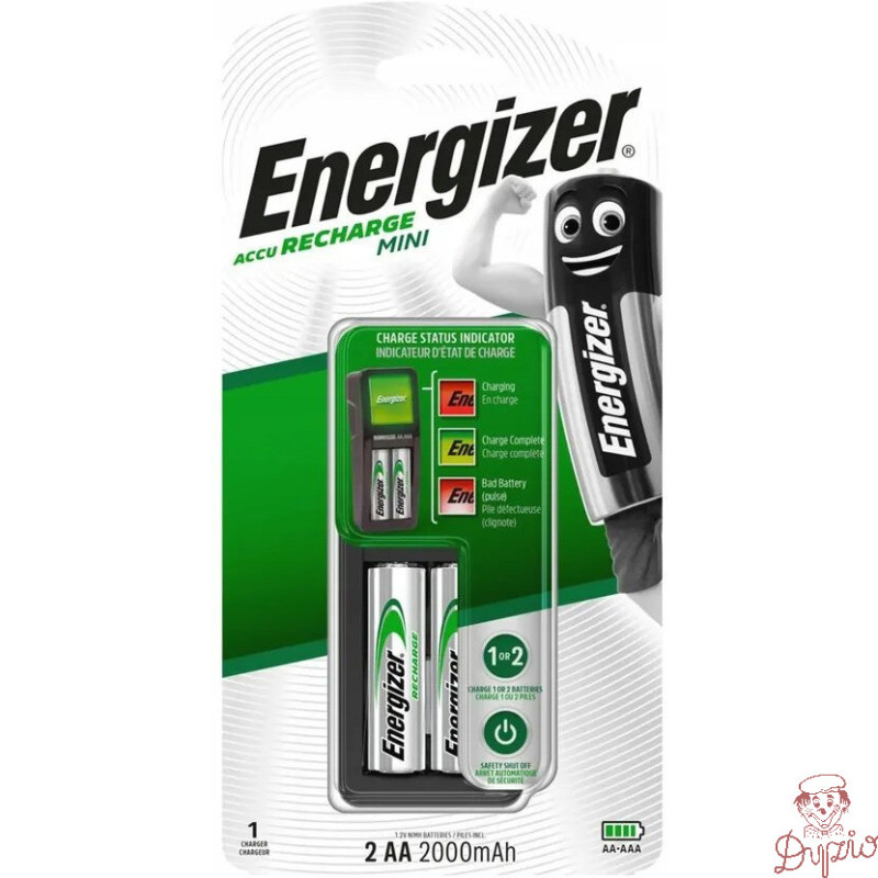 Ładowarka do akumulatorków ENERGIZER MINI + 2xAA/HR6 2000mAh