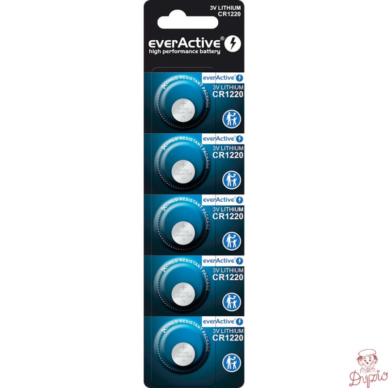 Bateria EVERACTIVE CR1220/DL1220/BR1220 3V litowa (5szt)