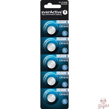 Bateria EVERACTIVE CR1616/DL1616/BR1616 3V litowa blister (5szt)
