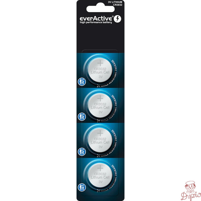 Bateria EVERACTIVE CR3032 3V litowa blister (4szt)