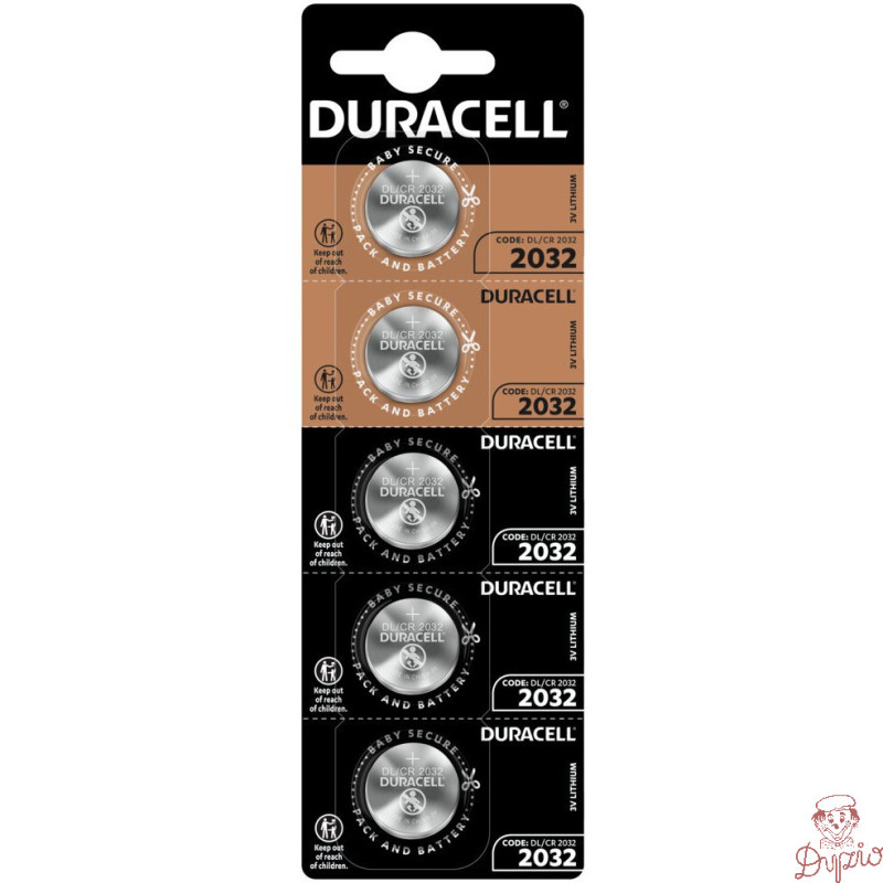 Bateria DURACELL CR2032/DL2032/ECR2032 litowa blister (5szt)