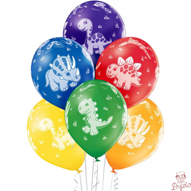 Balony dinozaury 6 szt. BN06-247 ALIGA