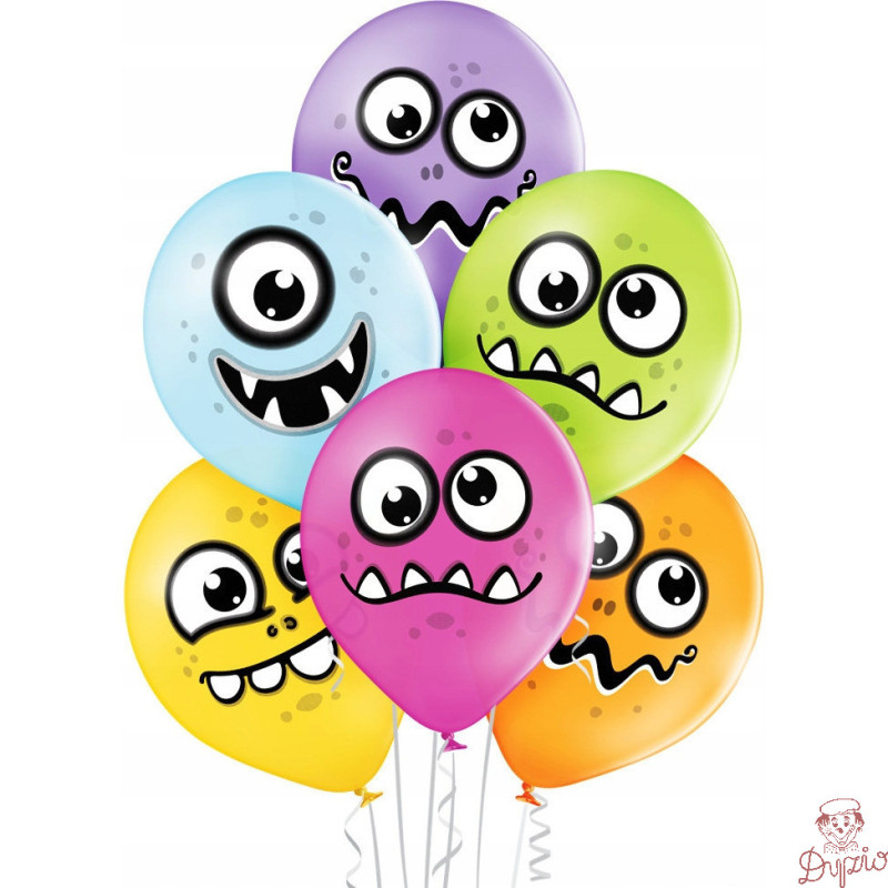 Balony potworki 6 szt. BN06-259 ALIGA