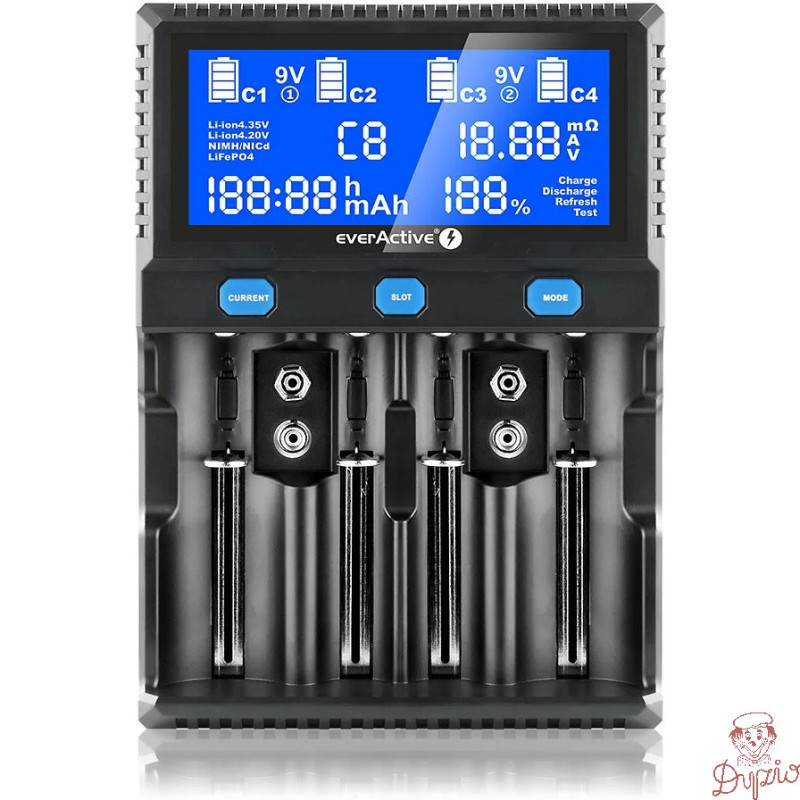 Ładowarka do akumulatorków Li-ion/Ni-MH EVERACTIVE uniwersalna UC-4200