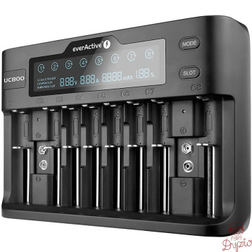 Ładowarka do akumulatorków Li-ion/Ni-MH EVERACTIVE uniwersalna UC-800