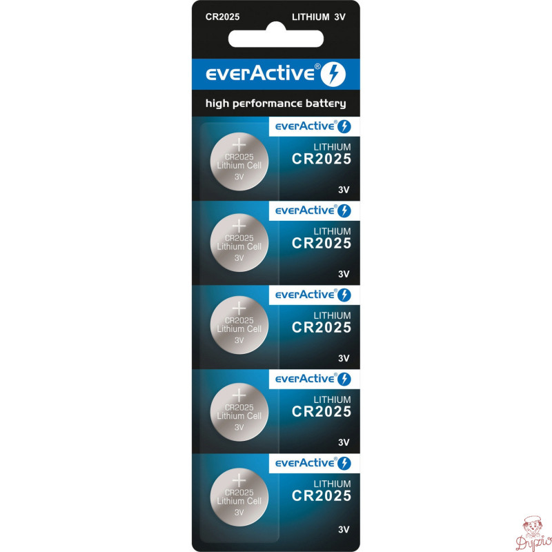 Bateria EVERACTIVE CR2025 litowa blister (5szt)