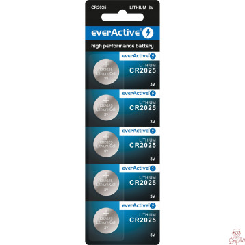 Bateria EVERACTIVE CR2025 litowa blister (5szt)