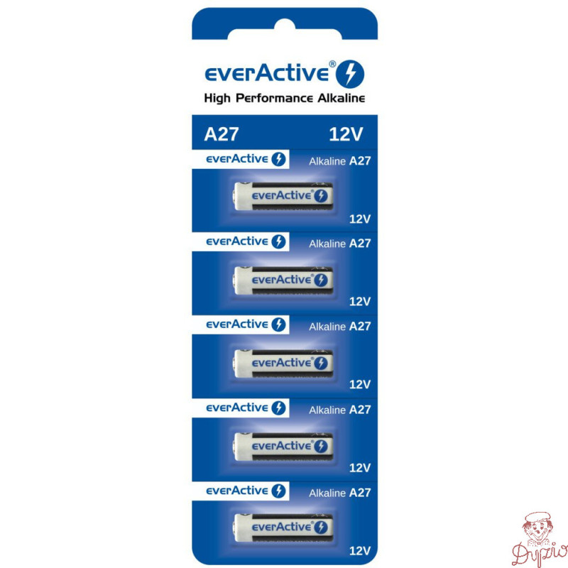 Bateria EVERACTIVE 27A/MN27 12V do pilota blister (5szt)