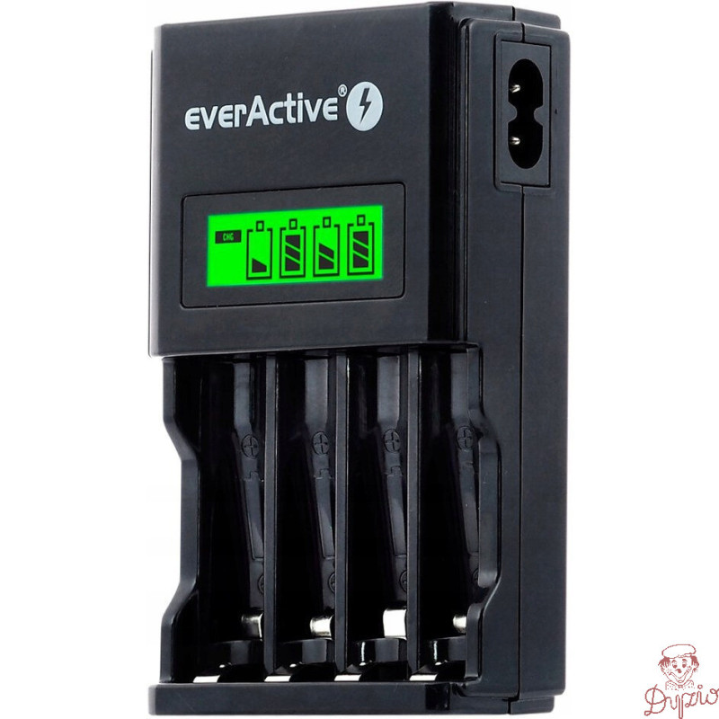 Ładowarka do akumulatorków Ni-MH EVERACTIVE AA/AAA NC-450 4 kanały