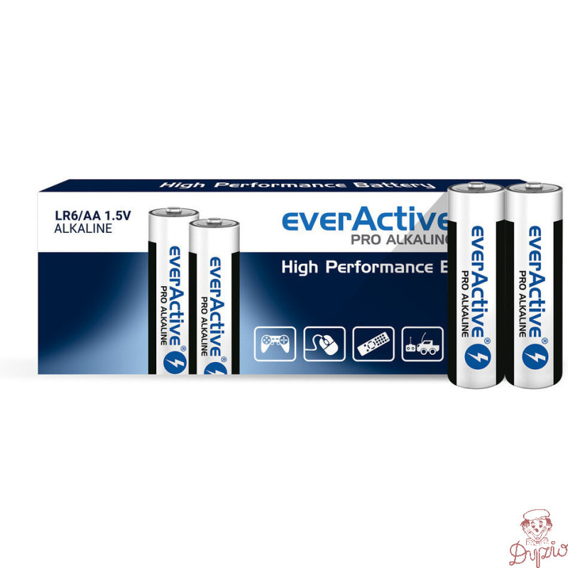 Bateria EVERACTIVE Pro Alkaline AA/LR6 alkaliczna pudełko (10szt)