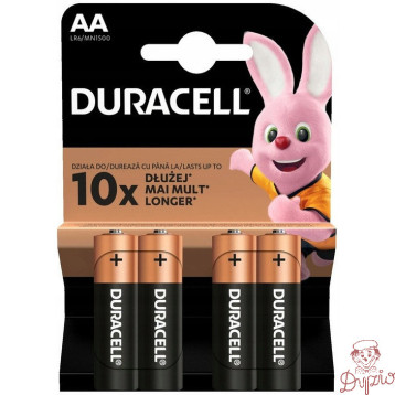 Bateria DURACELL Basic AA/LR6/MN1500 alkaliczna blister (4szt)