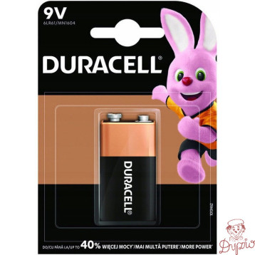 Bateria DURACELL Basic 9V/6LR61/MN1604 alkaliczna blister