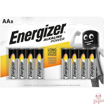 Bateria ENERGIZER Alkaline Power AA/LR6 alkaliczna (8szt)