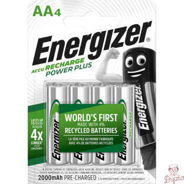 Akumulatorek ENERGIZER Power Plus AA/HR6 2000mAh Ni-MH (4szt)
