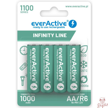 Akumulatorek EVERACTIVE Infinity Line AA/HR6 1100mAh (4szt)