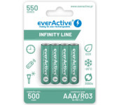 Akumulatorek EVERACTIVE Infinity Line AAA/HR03 550mAh (4szt)