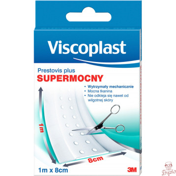 Plaster do cięcia super mocny 8cm x1m VISCOPLAST prestovis plus UU003080585 3M