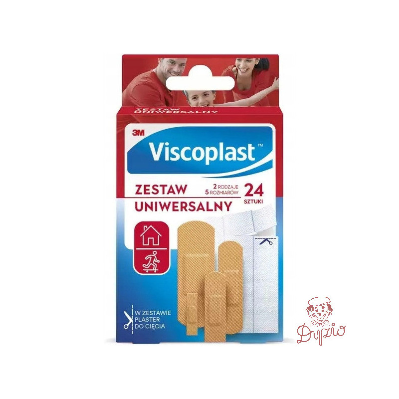 Zestaw plastrów uniwersalny VISCOPLAST mix 3M-4054596798328
