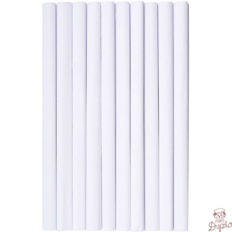 Bibuła marszczona (10 rolek) 50x200cm biały 400153769 HERLITZ