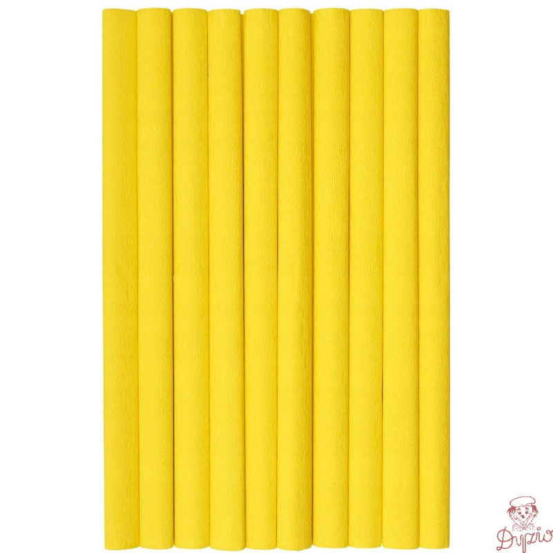 Bibuła marszczona (10 rolek) 50x200cm żółty 400153892 HERLITZ