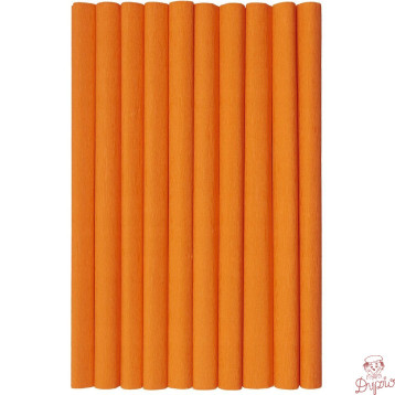 Bibuła marszczona (10 rolek) 50x200cm ciemny pomarańcz 400153894 HERLITZ