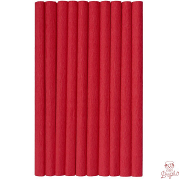 Bibuła marszczona (10 rolek) 50x200cm ciemny czerwony 400153896 HERLITZ