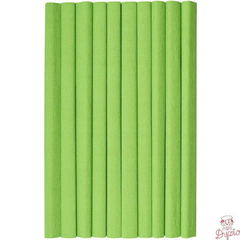 Bibuła marszczona (10 rolek) 50x200cm jasny zielony 400153920 HERLITZ